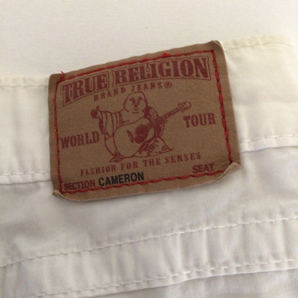 True Religion White Cropped Pants - Picture 15 of 16